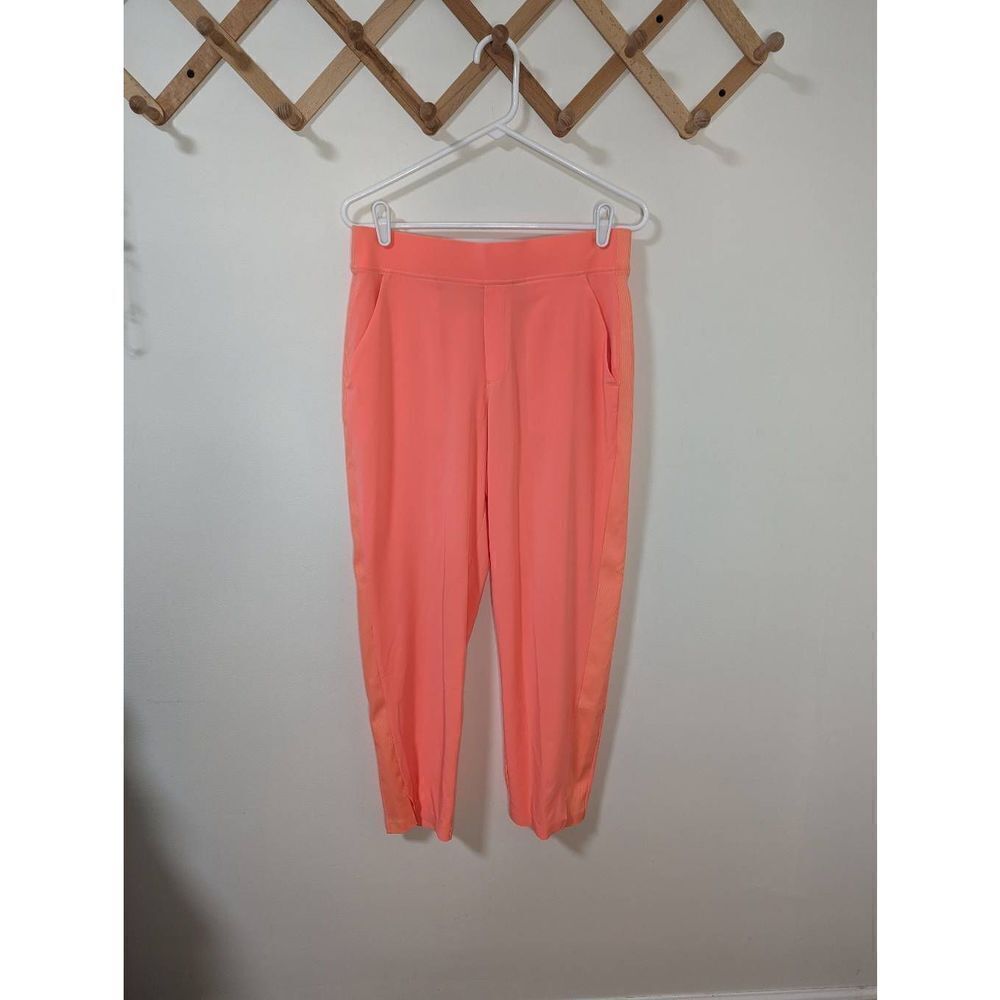 Athleta Brooklyn Ankle Pant Bright Coral Lightweight Pants - Size 10